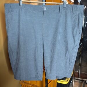 Callaway Mens Gray Stripe Golf Shorts Stretch Sz 44B